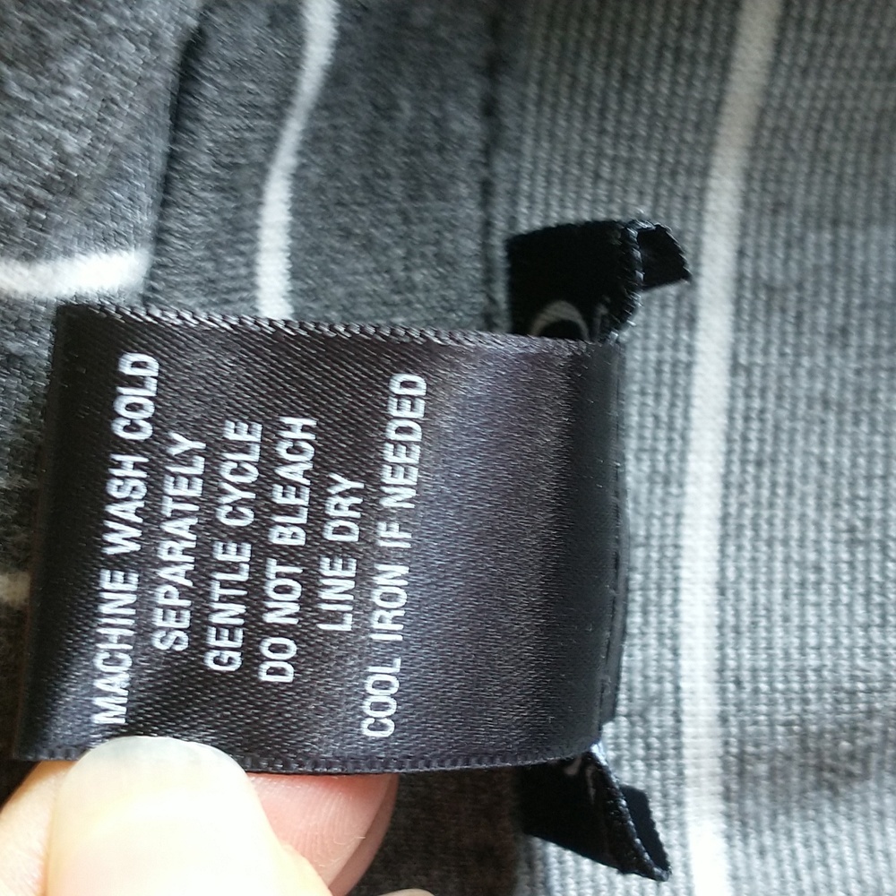 Soho Grey and White Stripped Jacket Size S - Picture 5 of 5